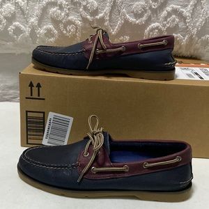 Mens Sperry Top-Sider Leather Boat Shoe